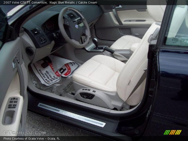 Magic Blue Metallic / Calcite Cream 2007 Volvo C70 T5 Convertible