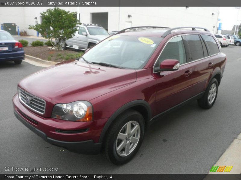 Ruby Red Metallic / Graphite 2007 Volvo XC90 3.2