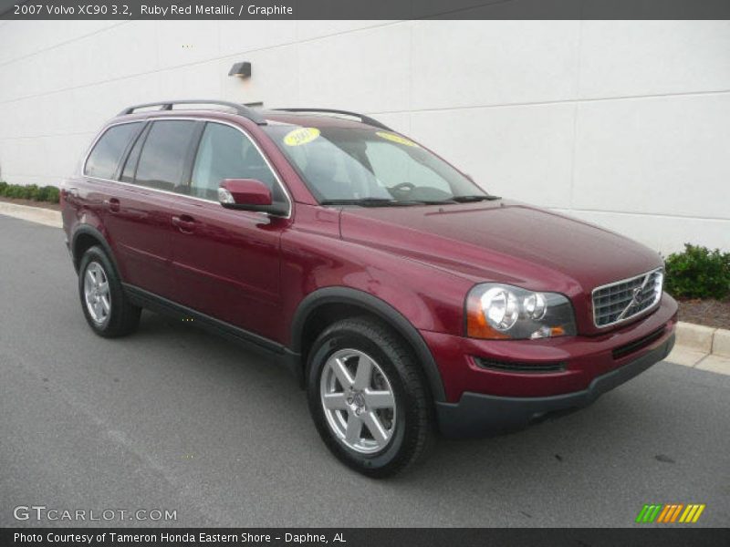 Ruby Red Metallic / Graphite 2007 Volvo XC90 3.2