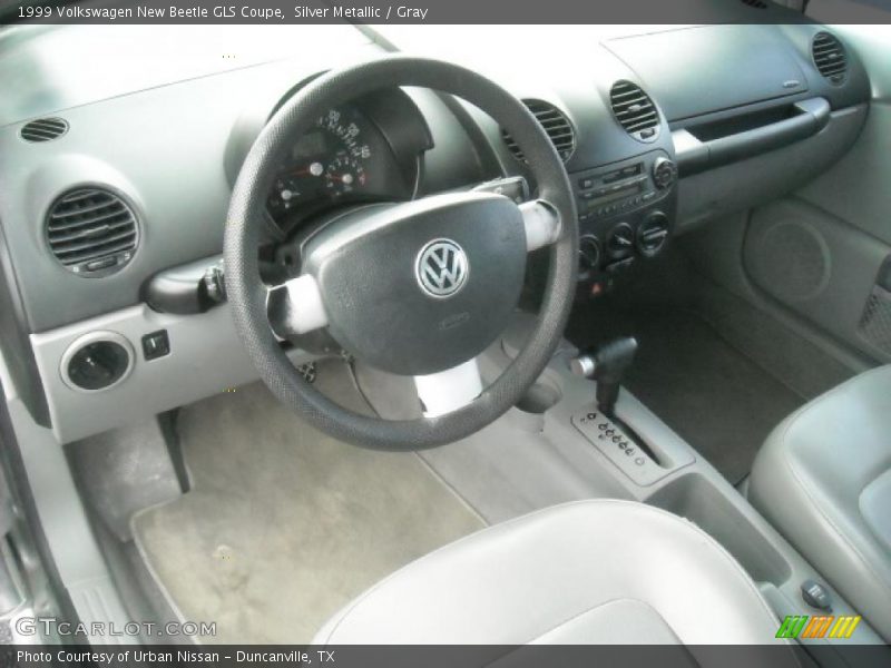 Silver Metallic / Gray 1999 Volkswagen New Beetle GLS Coupe