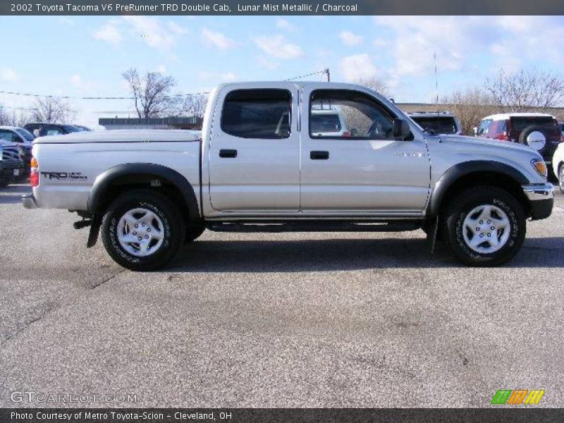 Lunar Mist Metallic / Charcoal 2002 Toyota Tacoma V6 PreRunner TRD Double Cab