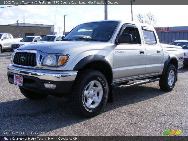 Lunar Mist Metallic / Charcoal 2002 Toyota Tacoma V6 PreRunner TRD Double Cab