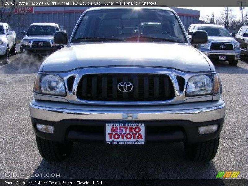 Lunar Mist Metallic / Charcoal 2002 Toyota Tacoma V6 PreRunner TRD Double Cab