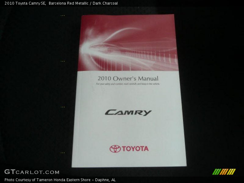 Barcelona Red Metallic / Dark Charcoal 2010 Toyota Camry SE