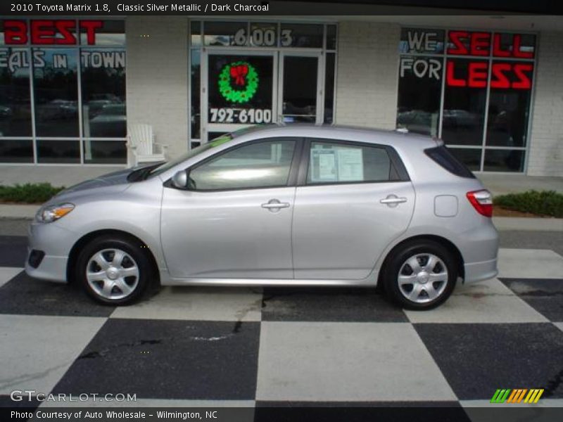 Classic Silver Metallic / Dark Charcoal 2010 Toyota Matrix 1.8