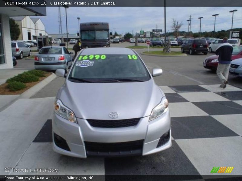 Classic Silver Metallic / Dark Charcoal 2010 Toyota Matrix 1.8