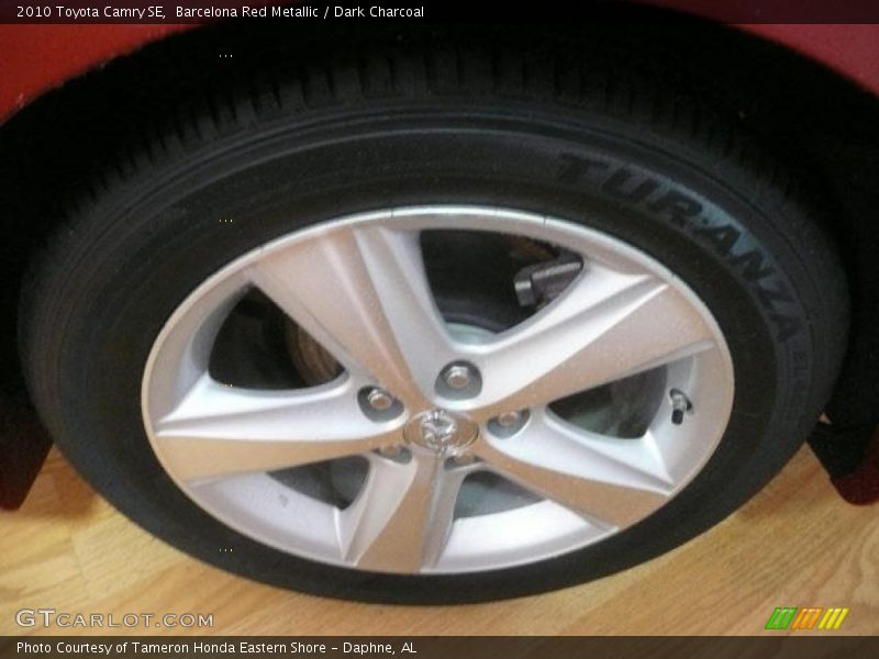 Barcelona Red Metallic / Dark Charcoal 2010 Toyota Camry SE