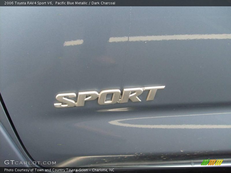 Pacific Blue Metallic / Dark Charcoal 2006 Toyota RAV4 Sport V6