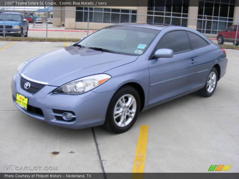 Cosmic Blue Metallic / Ivory 2007 Toyota Solara SE Coupe