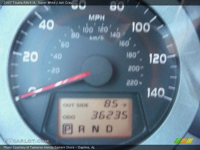 Super White / Ash Gray 2007 Toyota RAV4 I4