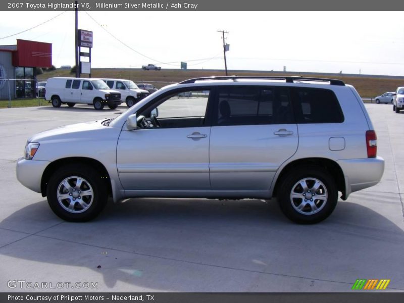 Millenium Silver Metallic / Ash Gray 2007 Toyota Highlander V6