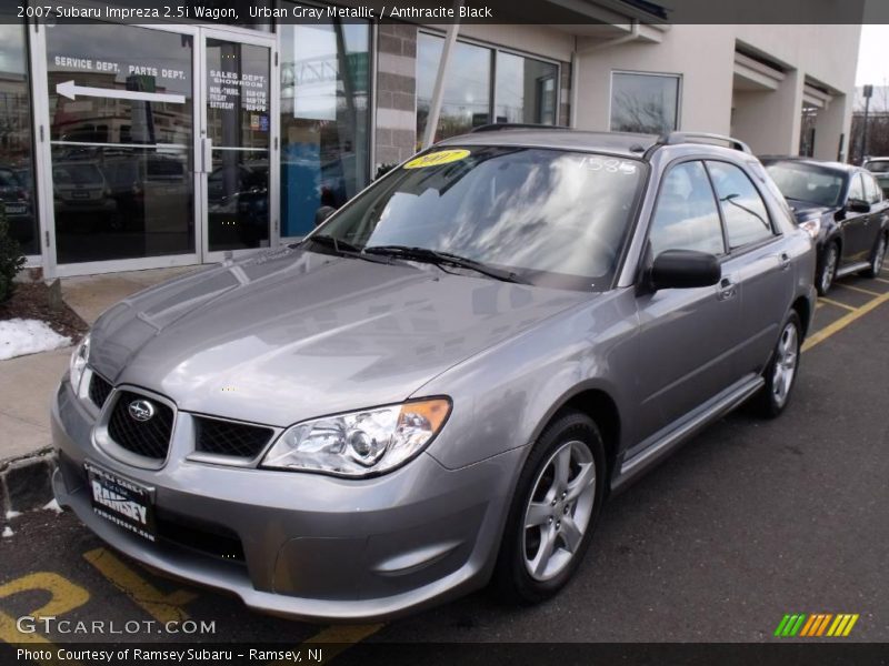 Urban Gray Metallic / Anthracite Black 2007 Subaru Impreza 2.5i Wagon