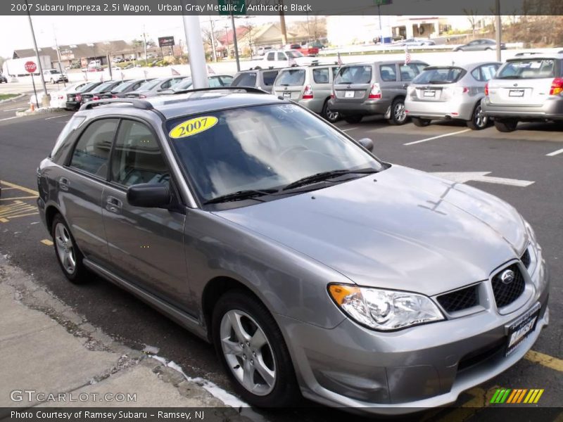 Urban Gray Metallic / Anthracite Black 2007 Subaru Impreza 2.5i Wagon