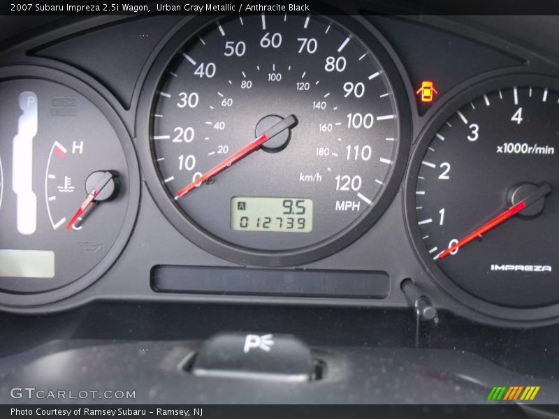 Urban Gray Metallic / Anthracite Black 2007 Subaru Impreza 2.5i Wagon