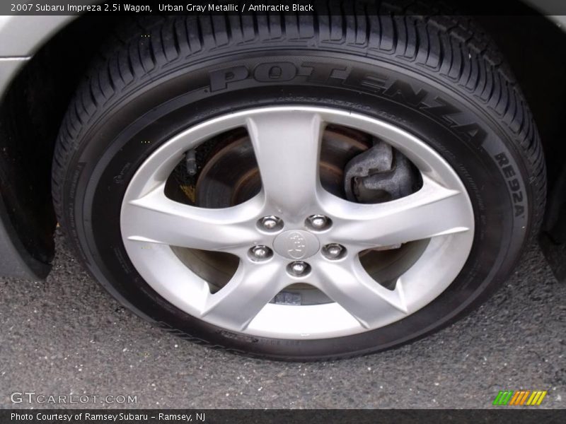 Urban Gray Metallic / Anthracite Black 2007 Subaru Impreza 2.5i Wagon