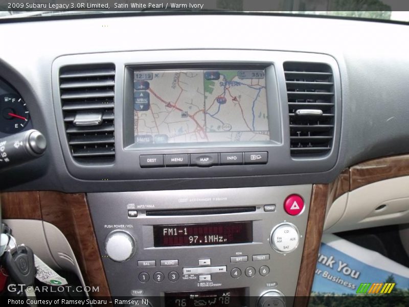 Satin White Pearl / Warm Ivory 2009 Subaru Legacy 3.0R Limited