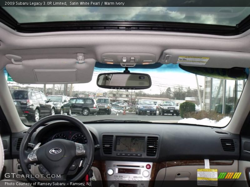 Satin White Pearl / Warm Ivory 2009 Subaru Legacy 3.0R Limited