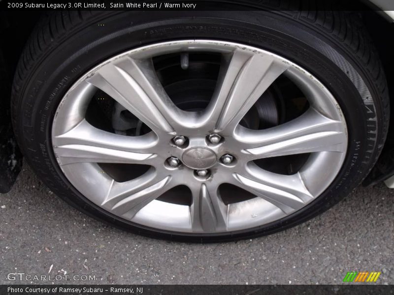 Satin White Pearl / Warm Ivory 2009 Subaru Legacy 3.0R Limited