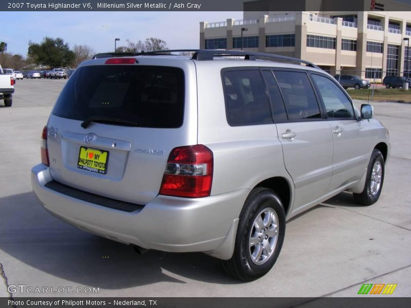 Millenium Silver Metallic / Ash Gray 2007 Toyota Highlander V6