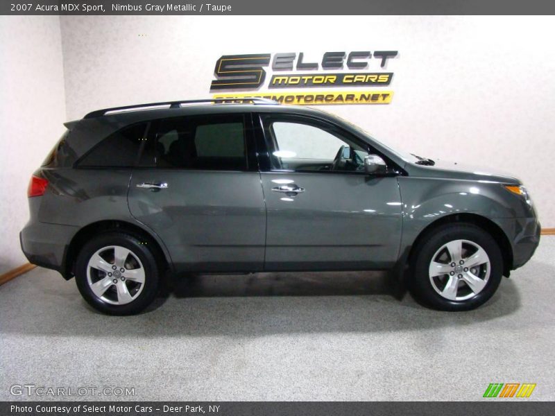 Nimbus Gray Metallic / Taupe 2007 Acura MDX Sport