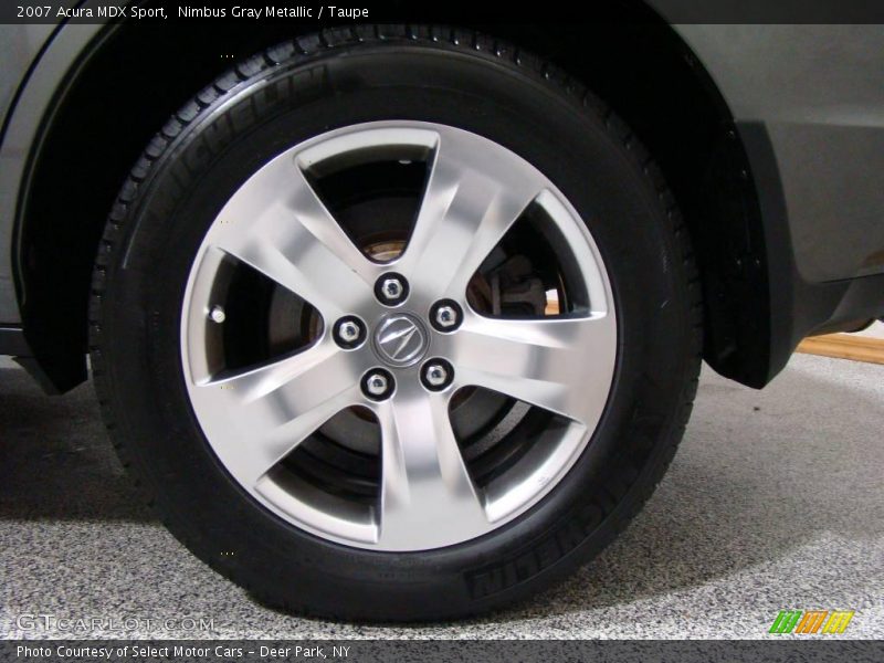 Nimbus Gray Metallic / Taupe 2007 Acura MDX Sport