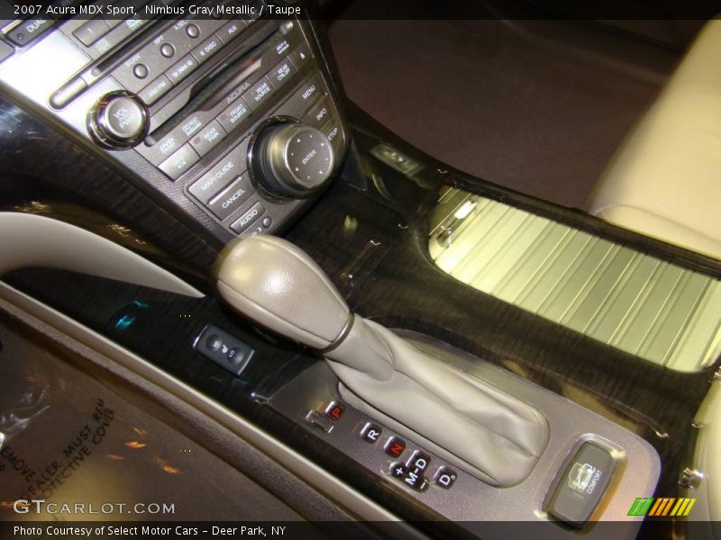 Nimbus Gray Metallic / Taupe 2007 Acura MDX Sport