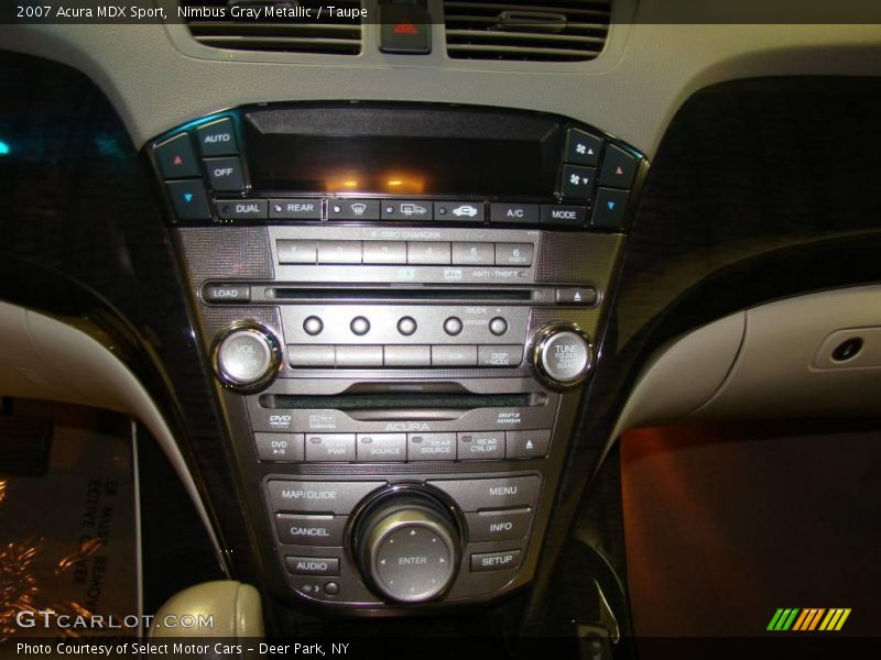 Nimbus Gray Metallic / Taupe 2007 Acura MDX Sport