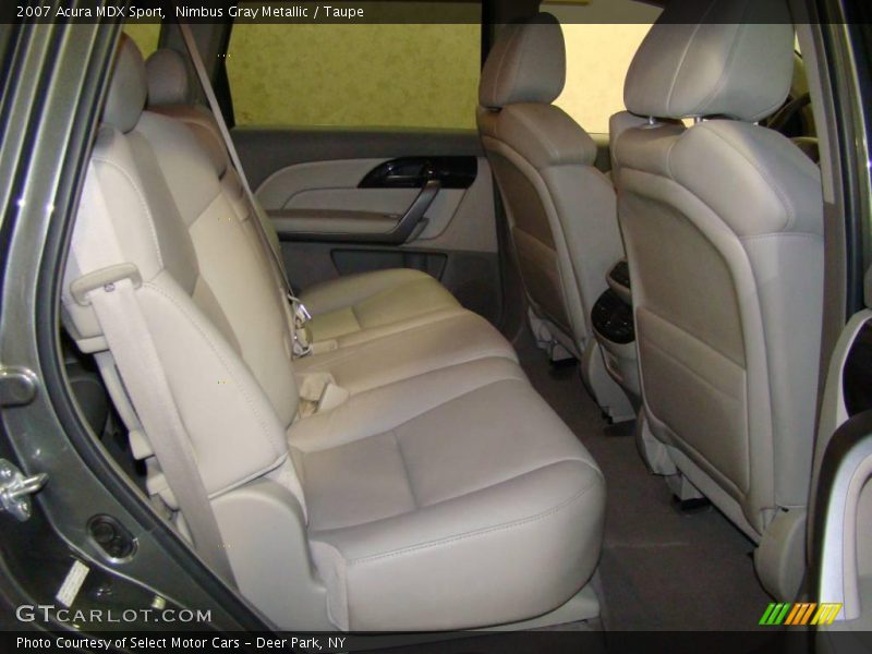 Nimbus Gray Metallic / Taupe 2007 Acura MDX Sport