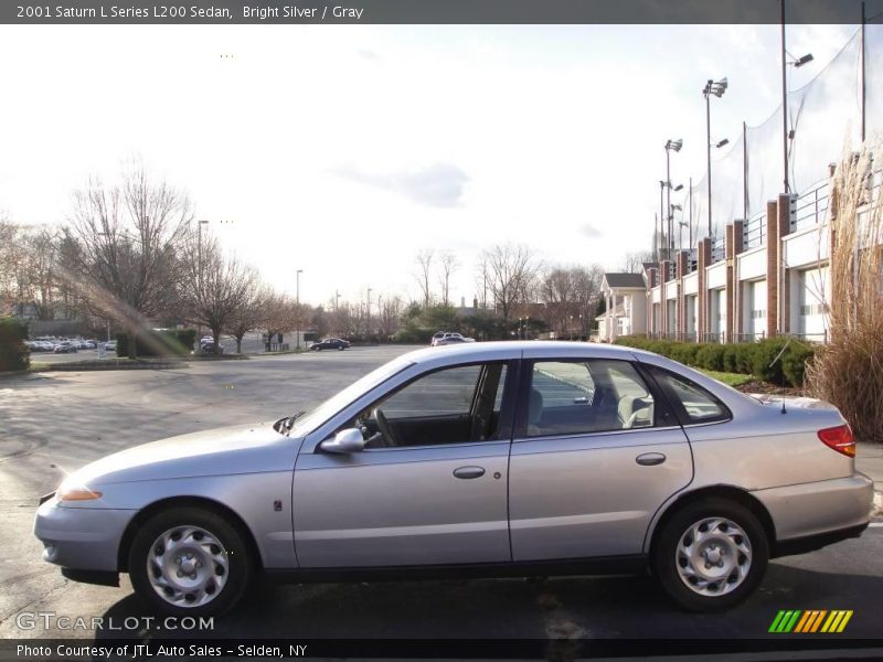 Bright Silver / Gray 2001 Saturn L Series L200 Sedan
