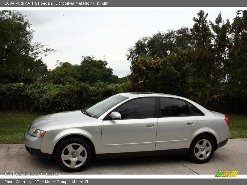 Light Silver Metallic / Platinum 2004 Audi A4 1.8T Sedan