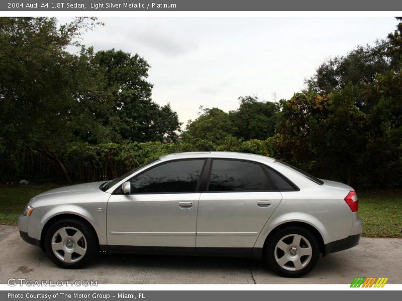 Light Silver Metallic / Platinum 2004 Audi A4 1.8T Sedan
