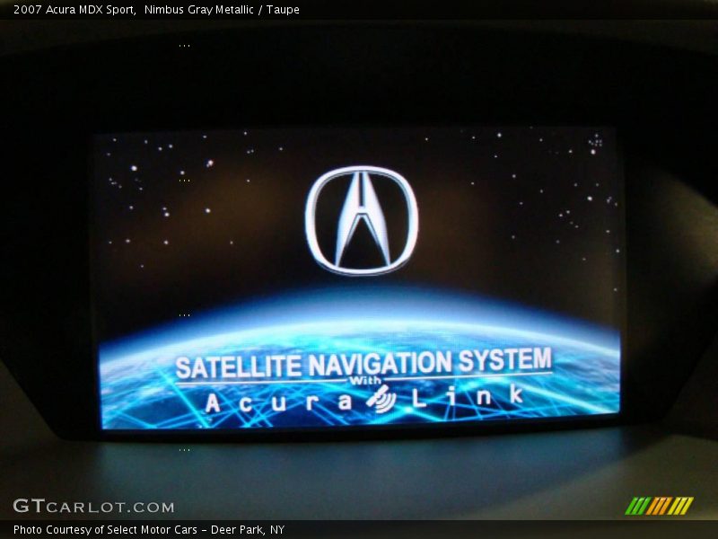 Nimbus Gray Metallic / Taupe 2007 Acura MDX Sport