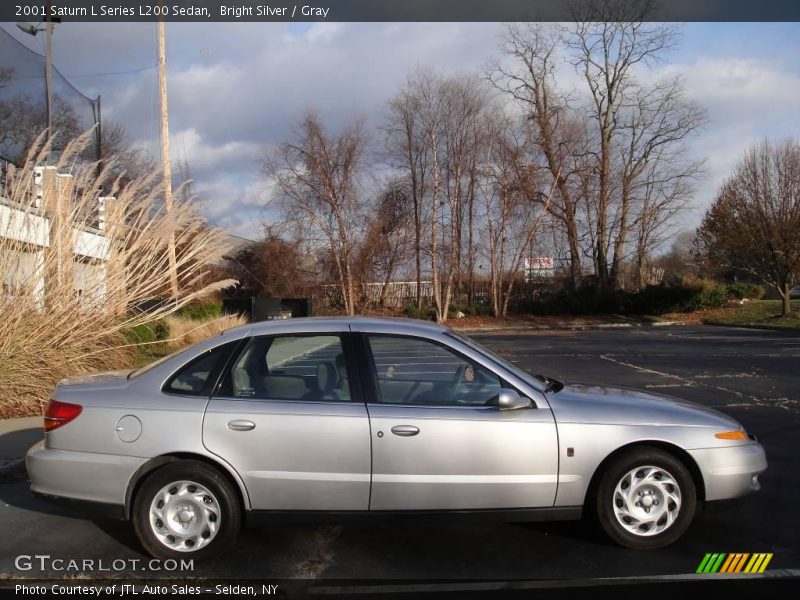 Bright Silver / Gray 2001 Saturn L Series L200 Sedan