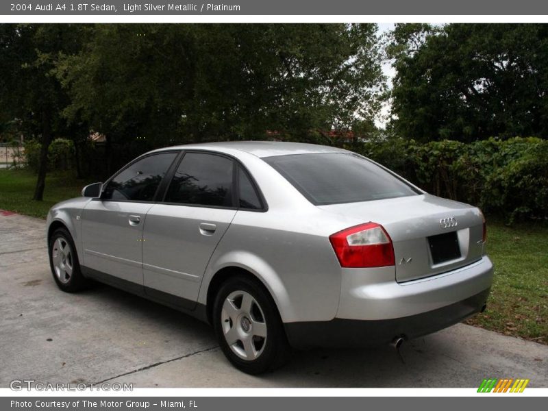 Light Silver Metallic / Platinum 2004 Audi A4 1.8T Sedan