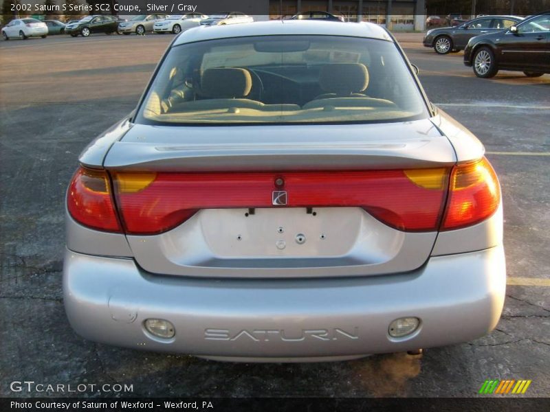 Silver / Gray 2002 Saturn S Series SC2 Coupe