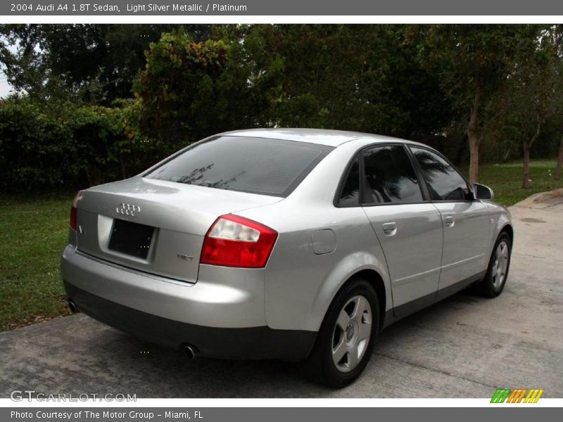 Light Silver Metallic / Platinum 2004 Audi A4 1.8T Sedan