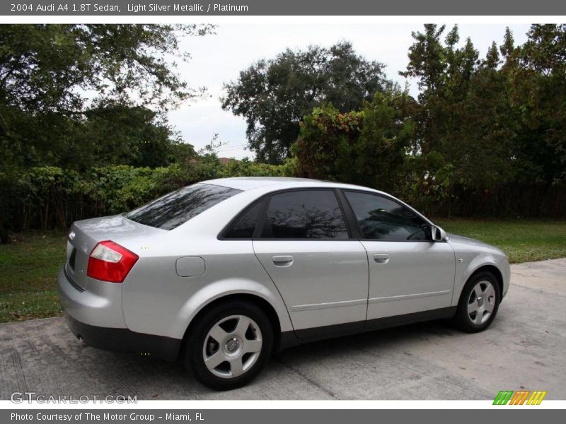 Light Silver Metallic / Platinum 2004 Audi A4 1.8T Sedan