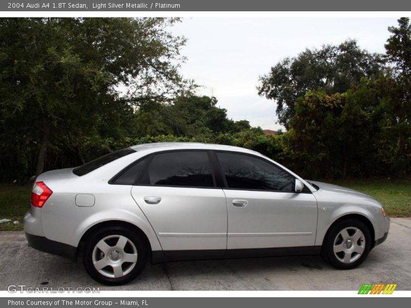 Light Silver Metallic / Platinum 2004 Audi A4 1.8T Sedan