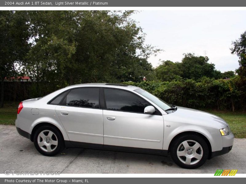 Light Silver Metallic / Platinum 2004 Audi A4 1.8T Sedan