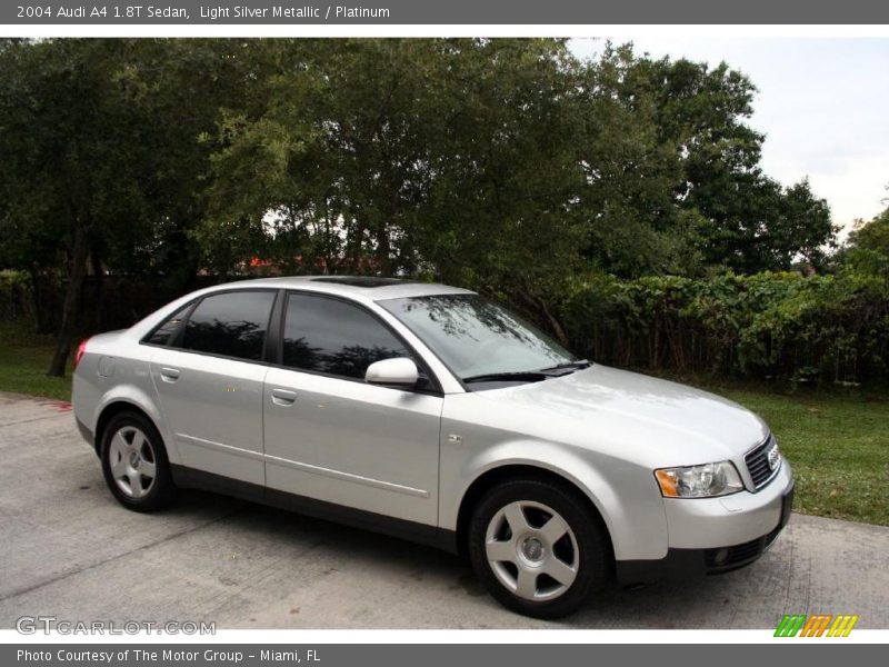 Light Silver Metallic / Platinum 2004 Audi A4 1.8T Sedan