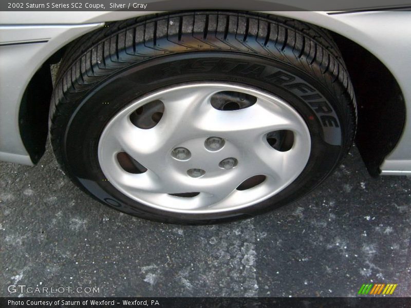 Silver / Gray 2002 Saturn S Series SC2 Coupe
