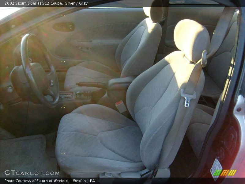 Silver / Gray 2002 Saturn S Series SC2 Coupe