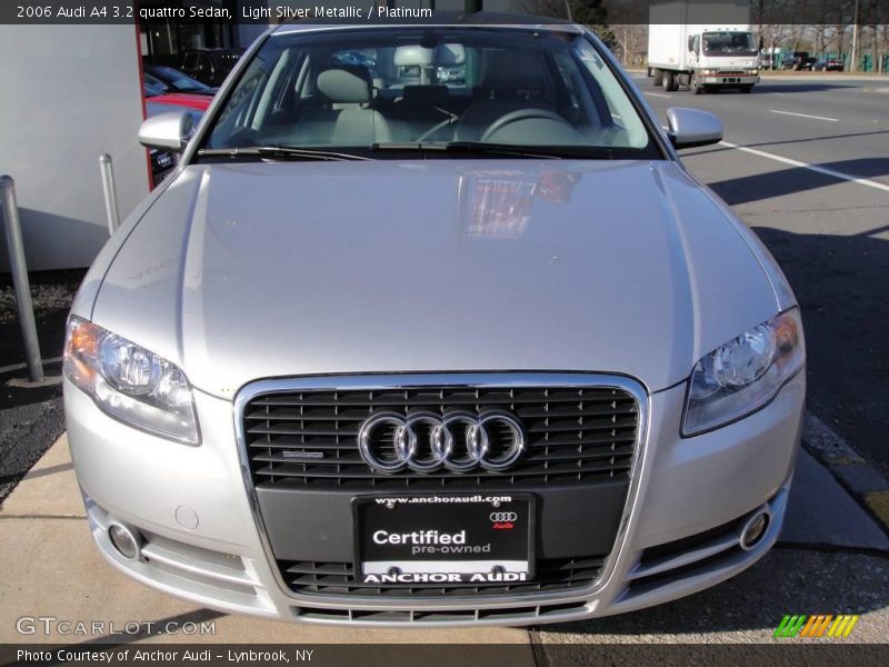 Light Silver Metallic / Platinum 2006 Audi A4 3.2 quattro Sedan