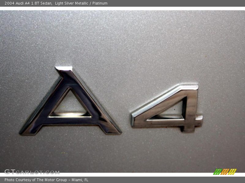 Light Silver Metallic / Platinum 2004 Audi A4 1.8T Sedan