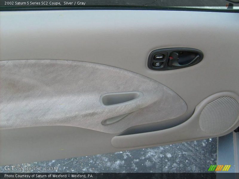 Silver / Gray 2002 Saturn S Series SC2 Coupe