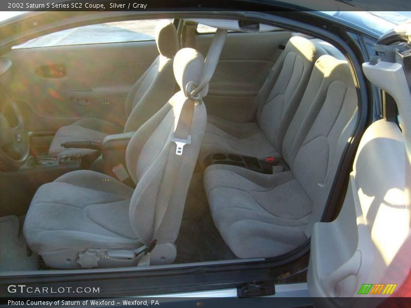 Silver / Gray 2002 Saturn S Series SC2 Coupe
