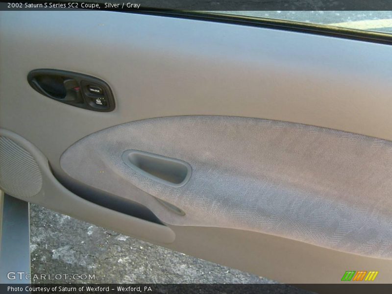 Silver / Gray 2002 Saturn S Series SC2 Coupe