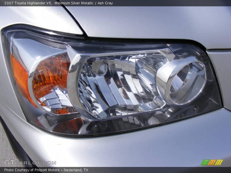 Millenium Silver Metallic / Ash Gray 2007 Toyota Highlander V6