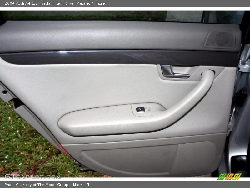 Light Silver Metallic / Platinum 2004 Audi A4 1.8T Sedan