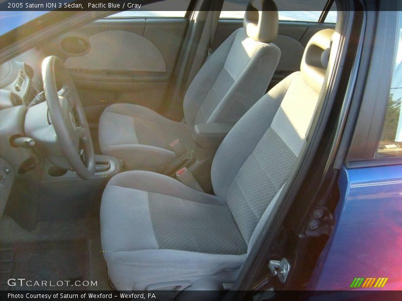 Pacific Blue / Gray 2005 Saturn ION 3 Sedan
